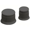 ABB ZX Series Rubber Sleeve for Use with TriLine 63.5 mm x 160 mm x 63.5 mm 2CPX046901R9999