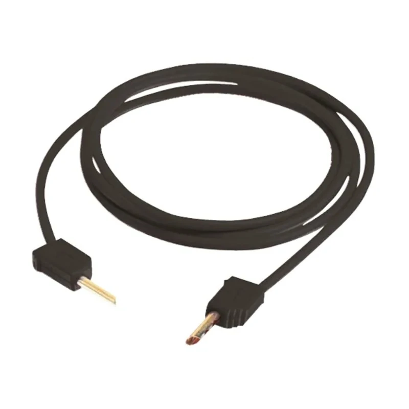 Staubli Connector Test Lead 10A, 30 V AC, 60 V DC, Black, 600 mm Lead Length 28.0033-060-21