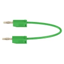 Staubli Connector Test Lead 10A, 30 V AC, 60 V DC, Green, 300 mm Lead Length 28.0039-030-25