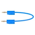Staubli Connector Test Lead, 10A, 30 V AC, 60 V DC, Blue, 300 mm Lead Length 28.0039-030-23