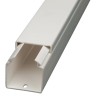 RS PRO White Open Slot PVC Cable Trunking W30mm x D30mm x L2m, Self-Extinguishing, VDE Approved W30mm