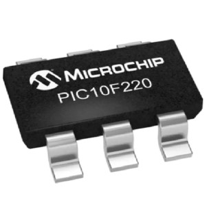 Microchip 8 bit PIC PIC10 Microcontroller 8 MHz 3072bit FLASH 6-Pin SOT-23 PIC10F220T-E/OT