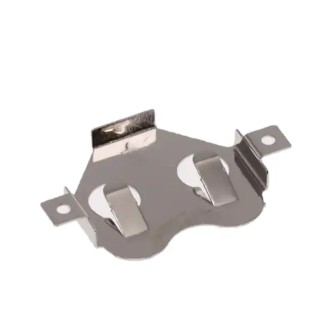 RS PRO Battery Clip Leaf Spring for CR1620 Battery Surface Mount Phosphor Bronze Termination CR1620