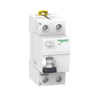 Schneider Electric Residual Current Circuit Breaker 25A 2-Pole 300 mA Type AC 500 A 240V ac Acti9 