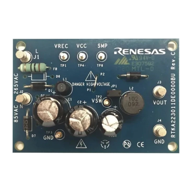 Renesas Electronics RAA223011 Evaluation Board Buck Converter for RAA2230114GP3NA0 RTKA223011