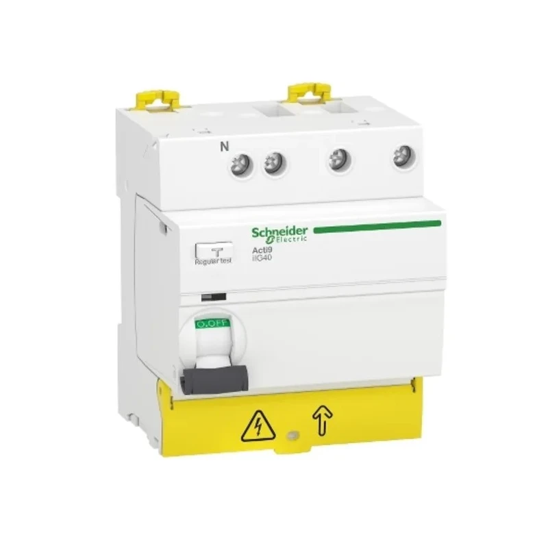 Schneider Electric Acti9 iIG40 Series Residual Current Circuit Breaker 25A 3+N-Pole 30mA Type AC 1500A 230V A9R67725