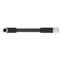 TE Connectivity Sensor Actuator Cable M12 L-Code Male 4 Way Right Angle to Female 4 Way Straight 1.5 m T4152AC9L14-003