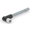 TE Connectivity Female 5 Way M12 to Female 5 Way M12 Sensor Actuator Cable, 1.5 m, Polypropylene Jacket T41514B9L25-003