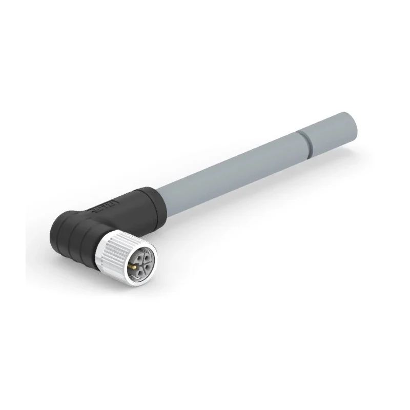TE Connectivity Female 5 Way M12 to Female 5 Way M12 Sensor Actuator Cable, 1.5 m, Polypropylene Jacket T41514B9L25-003