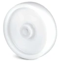 Guitel Hervieu One Piece Polypropylene White Trolley Wheel 50 mm Diameter 22 mm Width Load Capacity 50 kg 87-201-050L08