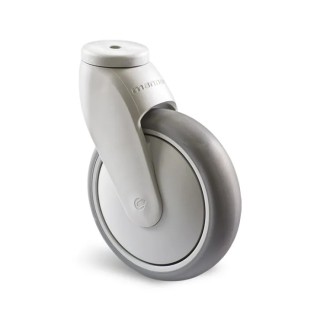 Guitel Hervieu Swivel Castor with Thermoplastic Rubber Wheel 100 kg Load Capacity 100 mm Diameter 301728