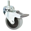 Guitel Hervieu Braked Swivel Castor 50 kg Load Capacity 80 mm Thermoplastic Rubber Wheel CP1FD080-322L10