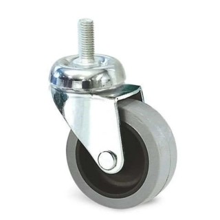 Guitel Hervieu Swivel Castor 40 kg Load Capacity 63 mm Wheel Diameter Thermoplastic Rubber Wheel CP1FA063-322L10