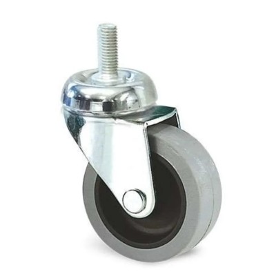 Guitel Hervieu Swivel Castor 40 kg Load Capacity 63 mm Wheel Diameter Thermoplastic Rubber Wheel CP1FA063-322L10
