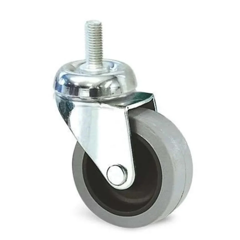 Guitel Hervieu Swivel Castor 40 kg Load Capacity 63 mm Wheel Diameter Thermoplastic Rubber Wheel CP1FA063-322L10