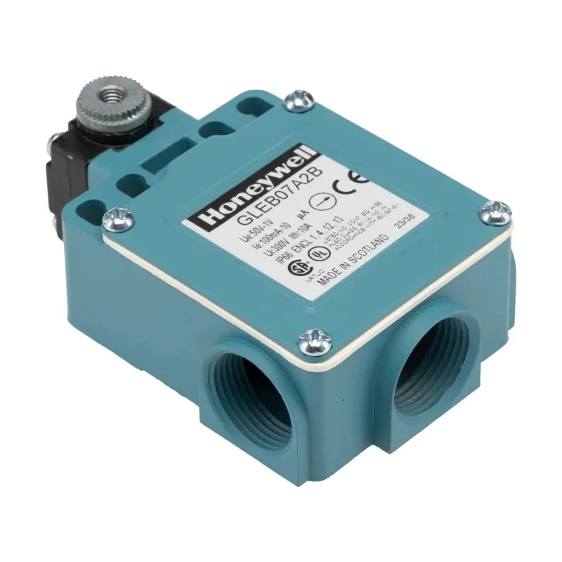 Honeywell Technologies GLE Series Adjustable Roller Lever Limit Switch 1 NO/1 NC IP67 Die Cast Zinc Epoxy Coated 