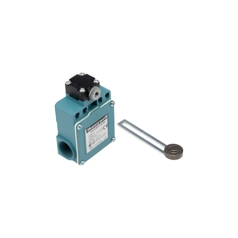 Honeywell Technologies GLE Series Adjustable Roller Lever Limit Switch 1 NO/1 NC IP67 Die Cast Zinc Epoxy Coated 