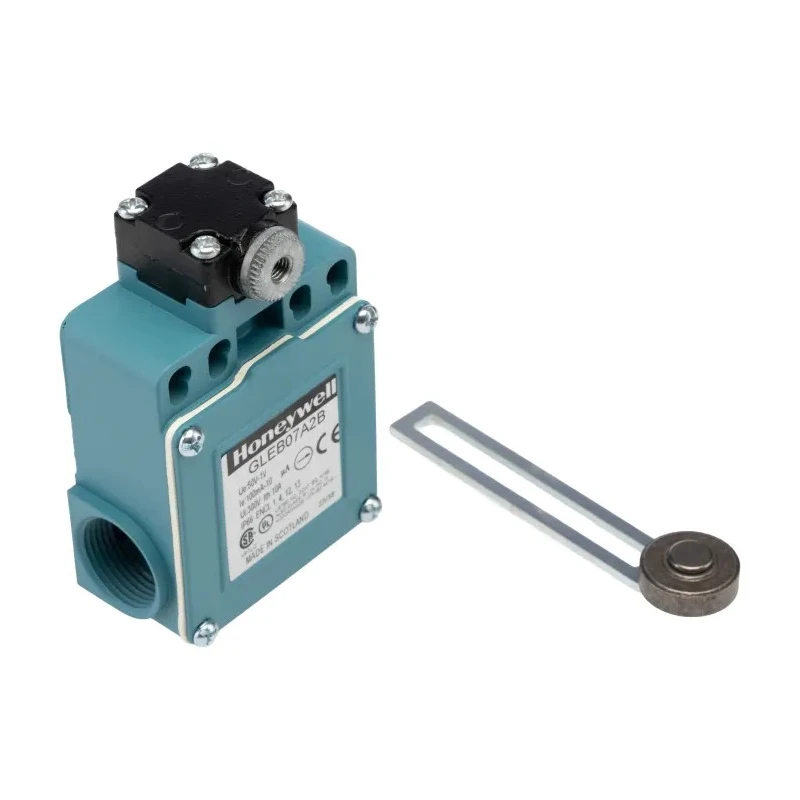 Honeywell Technologies GLE Series Adjustable Roller Lever Limit Switch 1 NO/1 NC IP67 Die Cast Zinc Epoxy Coated 