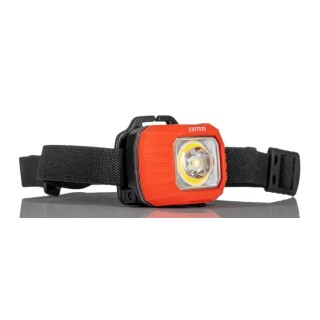 RS PRO Rechargeable LED Head Torch 320 Lumen Flood and Spot Beam IP65 Thermoplastic Housing 239-7020