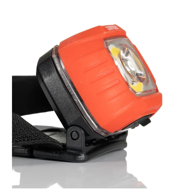 RS PRO Rechargeable LED Head Torch 320 Lumen Flood and Spot Beam IP65 Thermoplastic Housing 239-7020