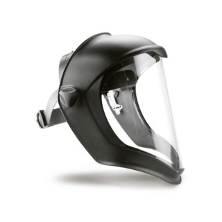 North Clear Polycarbonate Face Shield with Brow, Chin Guard, Resistant To Chemical Splash, Flying Particles 1011624