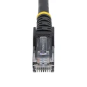 StarTech.com Cat6 Ethernet Cable 4 Core, Black, Low Smoke Zero Halogen Jacket, Terminated Snagless 7 m N6LPATCH7MBK