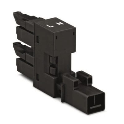 WAGO 890 Series Connector Female Cage Clamp 2-Pole 16A 3-Way IP20 250V 890-1634