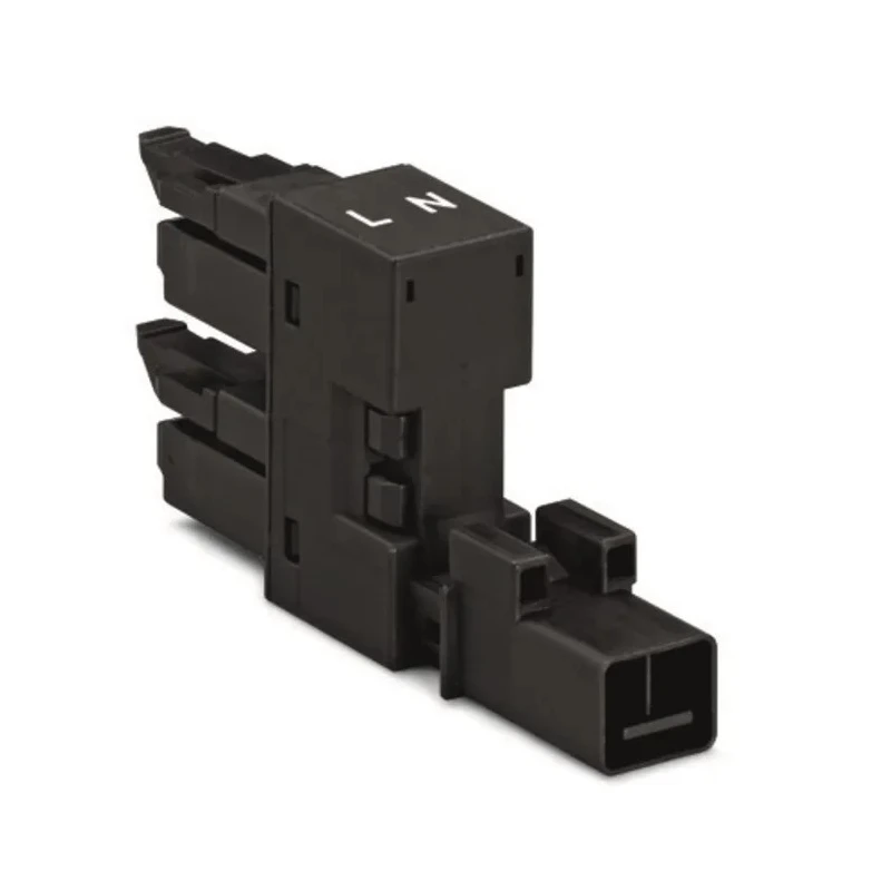 WAGO 890 Series Connector Female Cage Clamp 2-Pole 16A 3-Way IP20 250V 890-1634