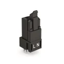 WAGO 2-Pole PCB Lighting Connector Female Cage Clamp 16A, 250V, 4.4mm Pitch, IP20, Series 890-802