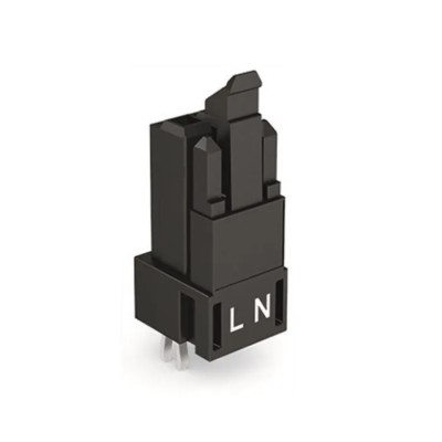 WAGO 2-Pole PCB Lighting Connector Female Cage Clamp 16A, 250V, 4.4mm Pitch, IP20, Series 890-802