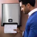 Tork Stainless Steel Grey Wall Hand Towel Dispenser with Sensor 204 mm x 373 mm x 345 mm 460001