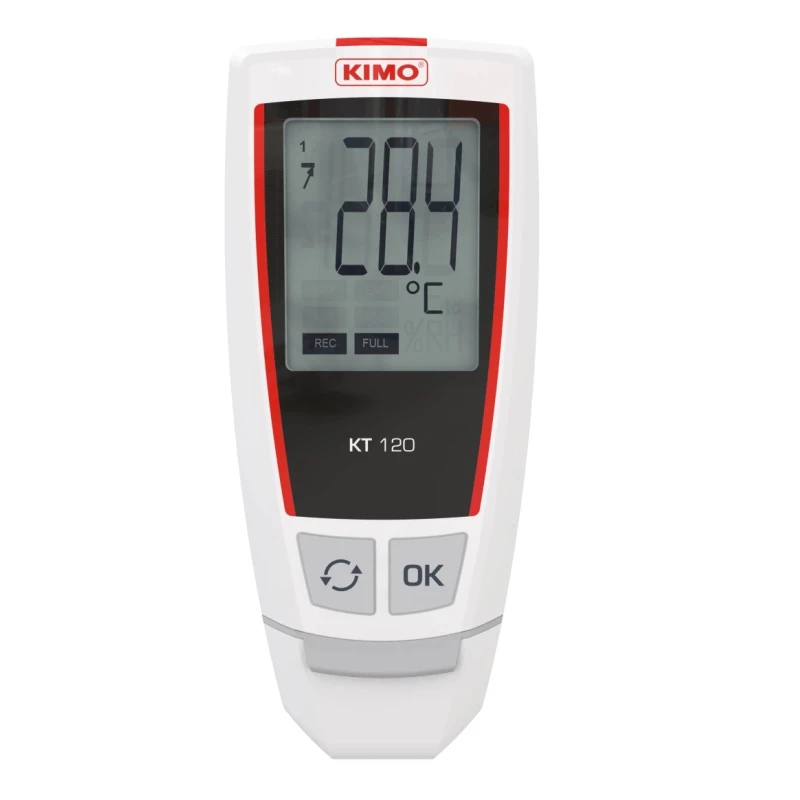 KIMO Temperature Monitor USB Data Logger with 1 Channel IP65 KT-120