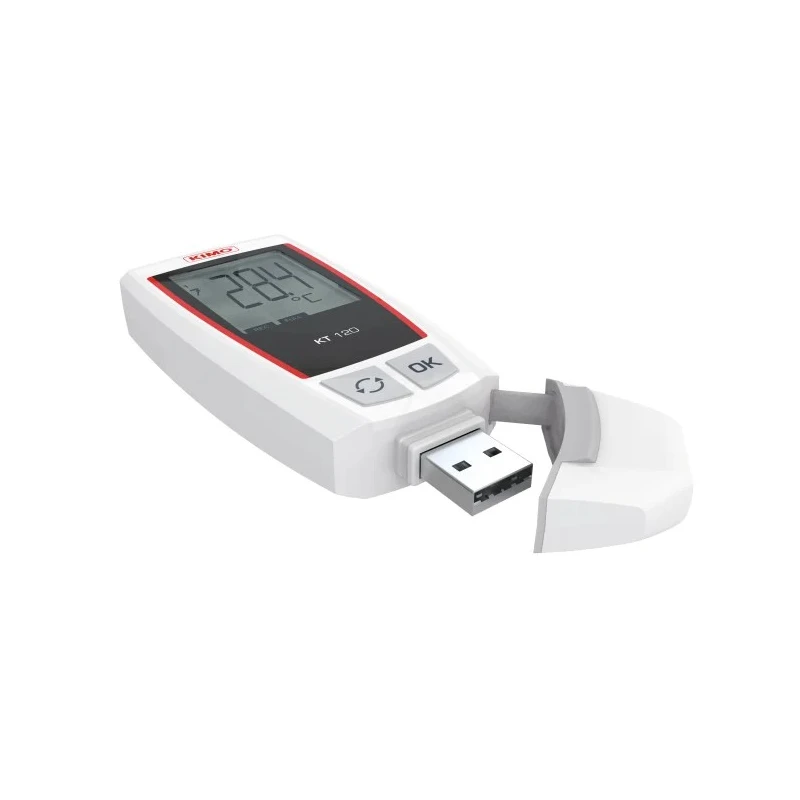 KIMO Temperature Monitor USB Data Logger with 1 Channel IP65 KT-120