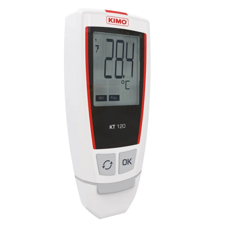 KIMO Temperature Monitor USB Data Logger with 1 Channel IP65 KT-120