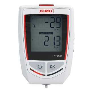 KIMO Temperature & Humidity Temperature Monitor USB, 3 Channel, RSCAL KT220-O