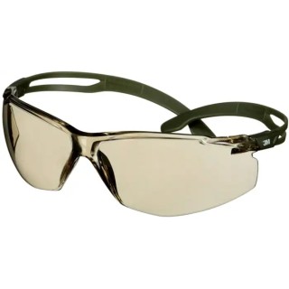 3M SecureFit 500 Safety Glasses Anti-Scratch Impact Resistant Brown Polycarbonate Lens Polycarbonate Frame 7100244062