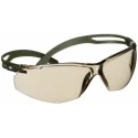3M SecureFit 500 Safety Glasses Anti-Scratch Impact Resistant Brown Polycarbonate Lens Polycarbonate Frame 7100244062