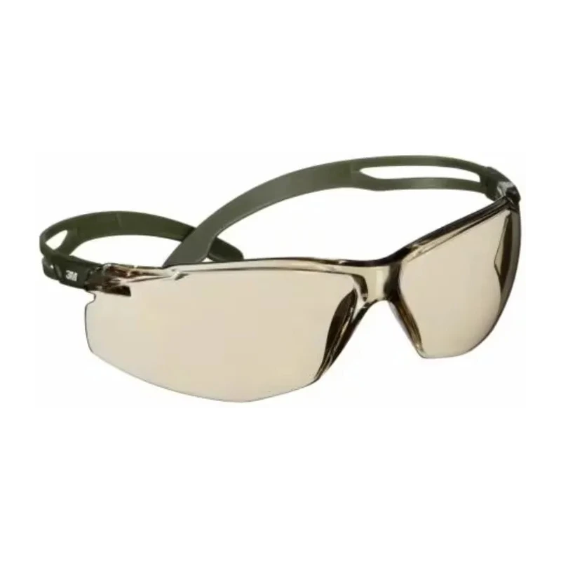 3M SecureFit 500 Safety Glasses Anti-Scratch Impact Resistant Brown Polycarbonate Lens Polycarbonate Frame 7100244062