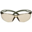 3M SecureFit 500 Safety Glasses Anti-Scratch Impact Resistant Brown Polycarbonate Lens Polycarbonate Frame 7100244062