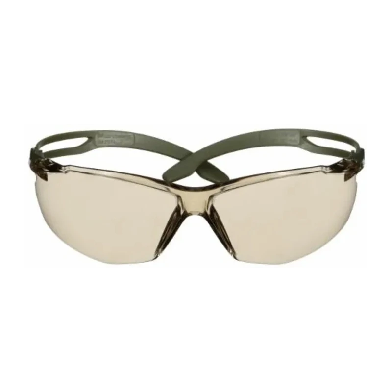 3M SecureFit 500 Safety Glasses Anti-Scratch Impact Resistant Brown Polycarbonate Lens Polycarbonate Frame 7100244062