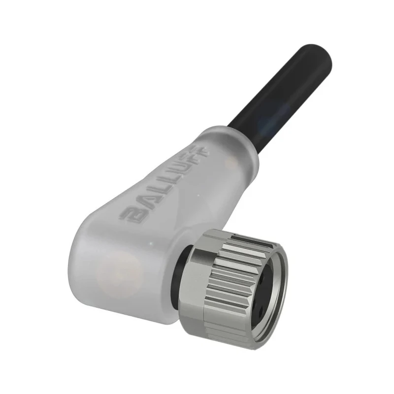 BALLUFF Female 4 Way Right Angle to Male 4 Way Unterminated Sensor Actuator Cable 5 m BCC02MJ