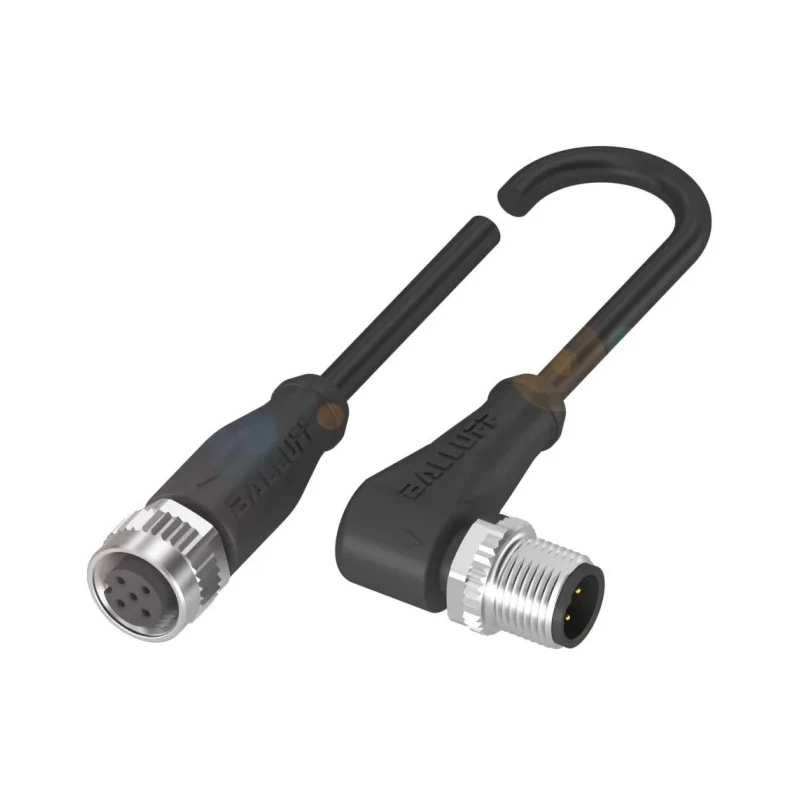 BALLUFF Female 4 Way Straight to Male 4 Way M12 Sensor Actuator Cable 7 m BCC0JCU