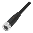 BALLUFF Female 4 Way Straight to Unterminated Sensor Actuator Cable 1.5 m PUR Jacket Black BCC0AJ7