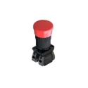RS PRO Twist Release Emergency Stop Push Button Panel Mount 22 mm Cutout 1 NO/1 NC IP65 IP65