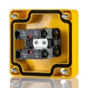 RS PRO Twist Release Emergency Stop Push Button Surface Mount 2 NC Thermoplastic Red IP65 24V AC 242-0845