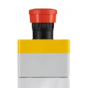 RS PRO Twist Release Emergency Stop Push Button Surface Mount 2 NC Thermoplastic Red IP65 24V AC 242-0845