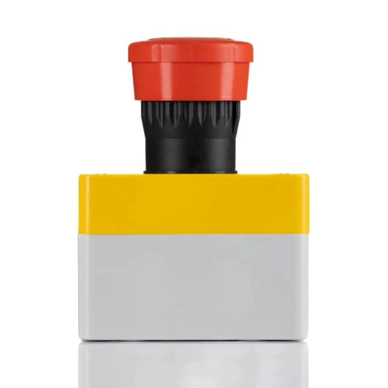 RS PRO Twist Release Emergency Stop Push Button Surface Mount 2 NC Thermoplastic Red IP65 24V AC 242-0845