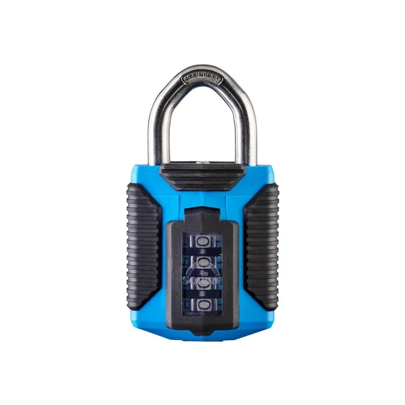 Squire Combination Padlock Hardened Steel, Stainless Steel Weatherproof, 8 mm Shackle ATL CP50 S