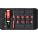 Wiha Adjustable Ball End Hex (Hexagon) Tips Torque Screwdriver Set, Torque Range 0.8 to 5.0 Nm, Soft Finish Electric 36791