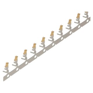 Molex 87396 Series Female Crimp Contact, Gold Plated Phosphor Bronze, 22 AWG Min, 28 AWG Max, 2.5A Current 87396-8051